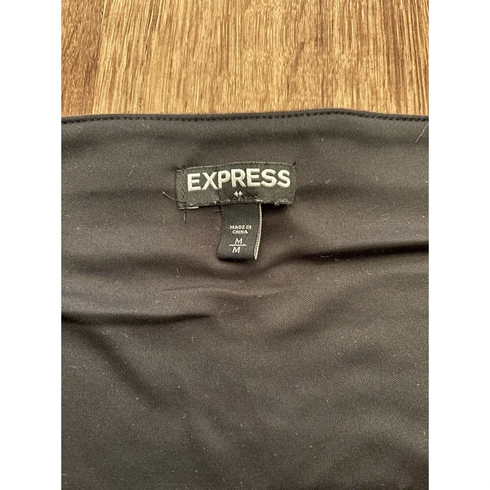 Boho Mod Unique Express Geometric Sequin Mini Skirt Lined Stretch, Size M
